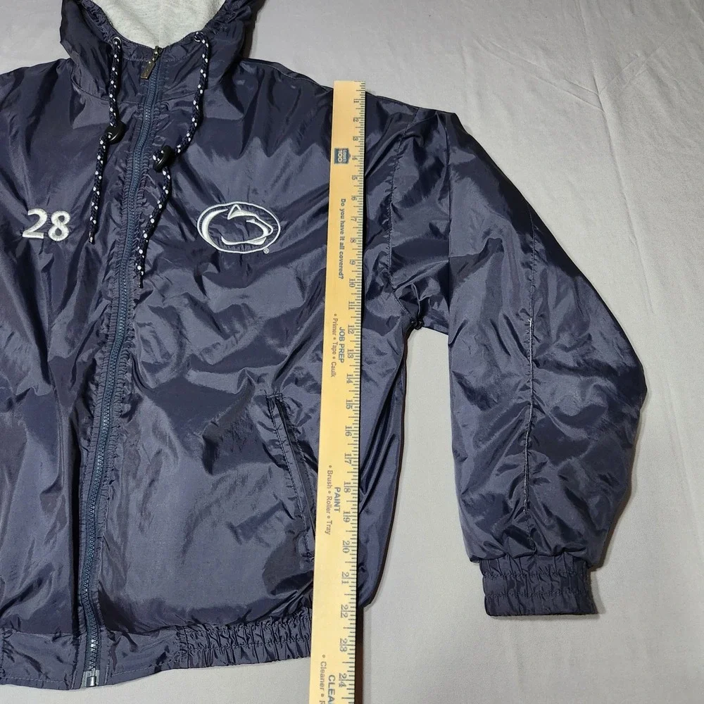 Penn State Club Field Hockey Full Zip Windbreaker Jacket Navy Blue Mens XL